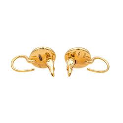Boucles d'oreilles Dormeuses POMELLATO "Sabbia" en or rose, or blanc et diamants - Castafiore