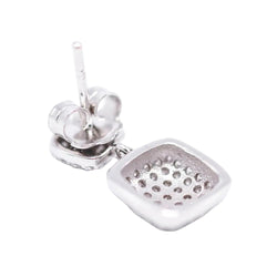 Boucles d'oreilles en or blanc et diamants - Castafiore