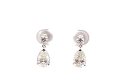 Boucles d'oreilles en or et diamants - Castafiore
