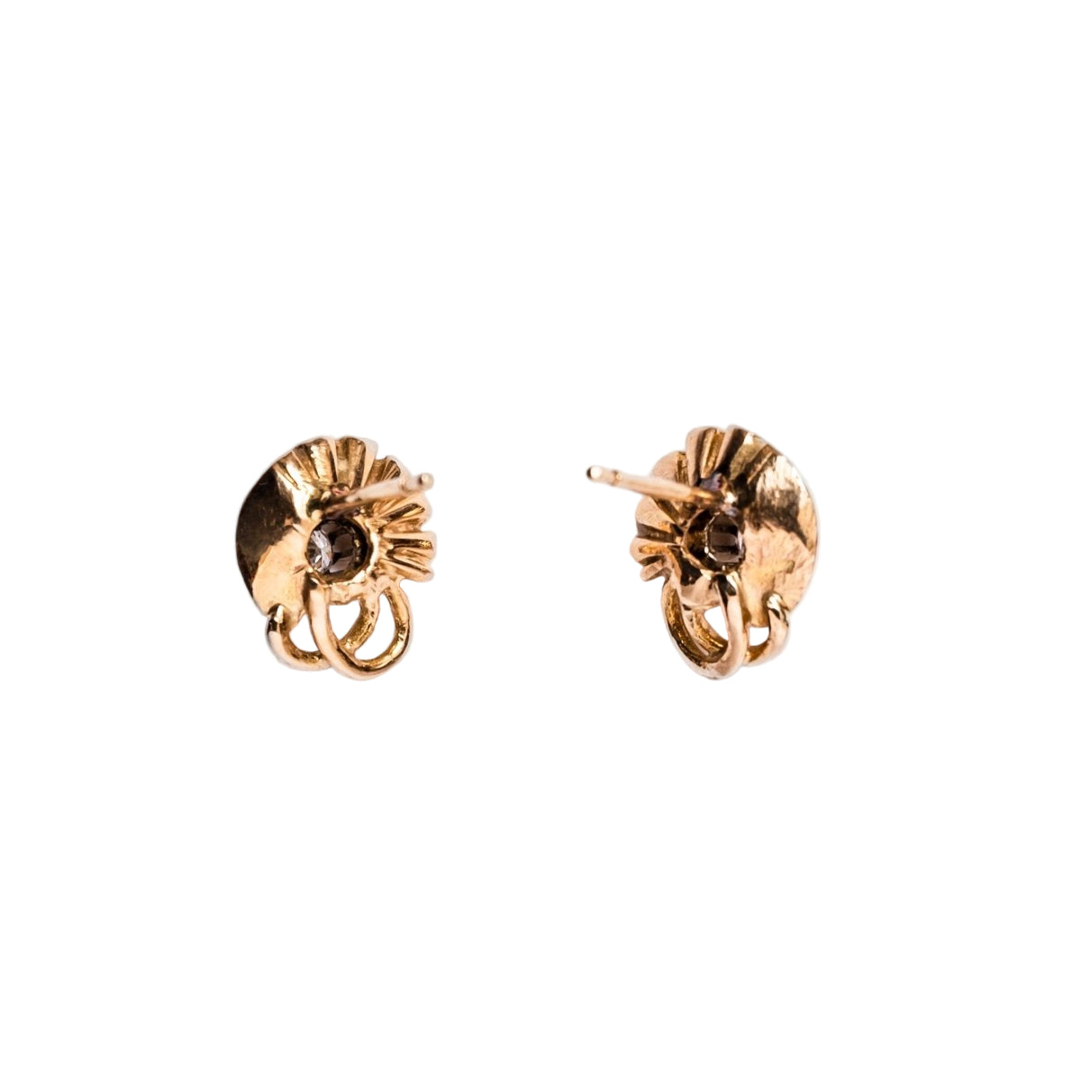 Boucles d'oreilles en or et diamants - Castafiore