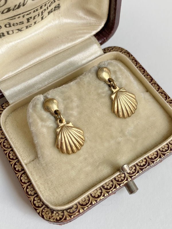 Boucles d'oreilles en or jaune - Castafiore