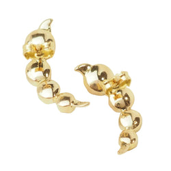 Boucles d’oreilles en or jaune et grenats - Castafiore