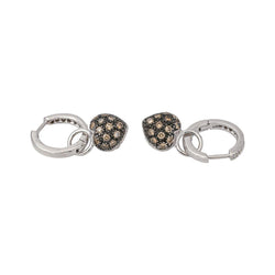 Boucles d'oreilles Or blanc Diamant - Castafiore