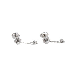Boucles d'oreilles Or blanc Diamant - Castafiore