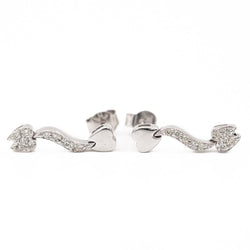 Boucles d'oreilles Or blanc Diamant - Castafiore