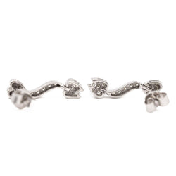 Boucles d'oreilles Or blanc Diamant - Castafiore