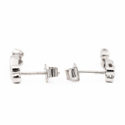 Boucles d'oreilles Or blanc Diamant - Castafiore
