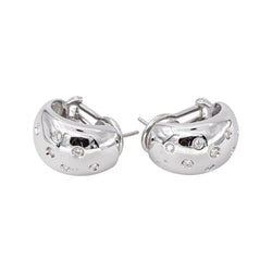 Boucles d'oreilles Or blanc Diamant - Castafiore