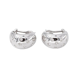 Boucles d'oreilles Or blanc Diamant - Castafiore