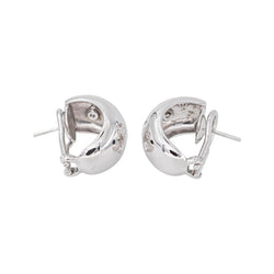 Boucles d'oreilles Or blanc Diamant - Castafiore