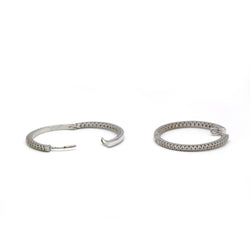 Boucles d'oreilles - Or blanc & Diamants - Castafiore