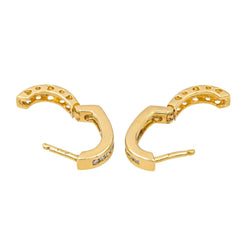 Boucles d'oreilles Or jaune Diamant - Castafiore