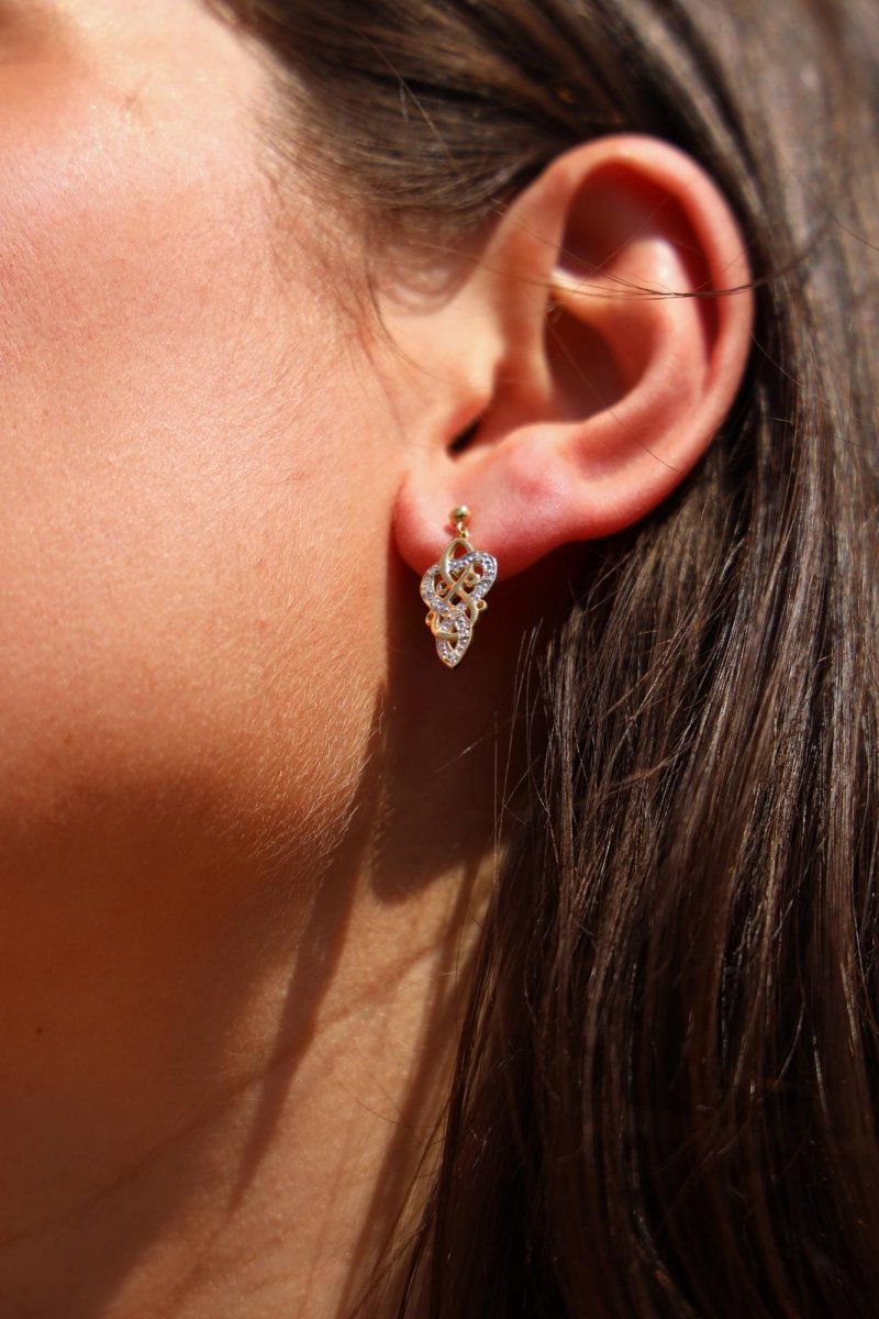 Boucles d'oreilles Or jaune Diamant - Castafiore