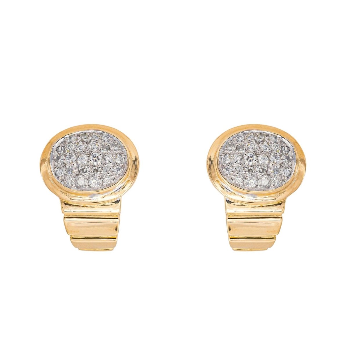 Boucles d'oreilles Or jaune Diamant - Castafiore