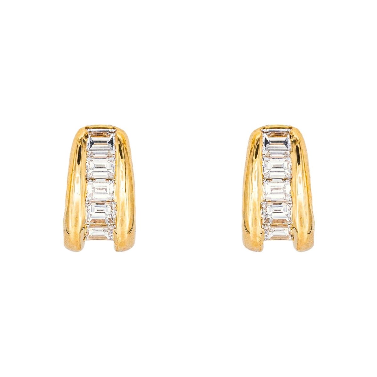 Boucles d'oreilles Or jaune Diamant - Castafiore