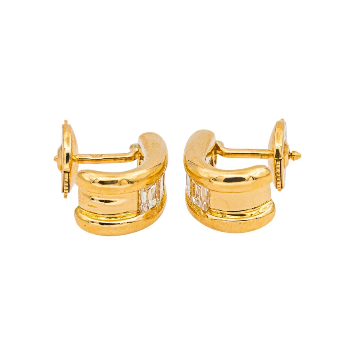 Boucles d'oreilles Or jaune Diamant - Castafiore