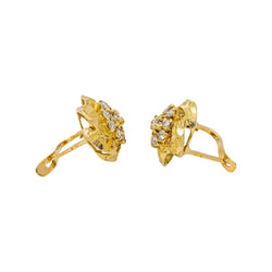 Boucles d'oreilles Or jaune Diamant - Castafiore