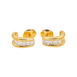 Boucles d'oreilles Or jaune Diamant - Castafiore