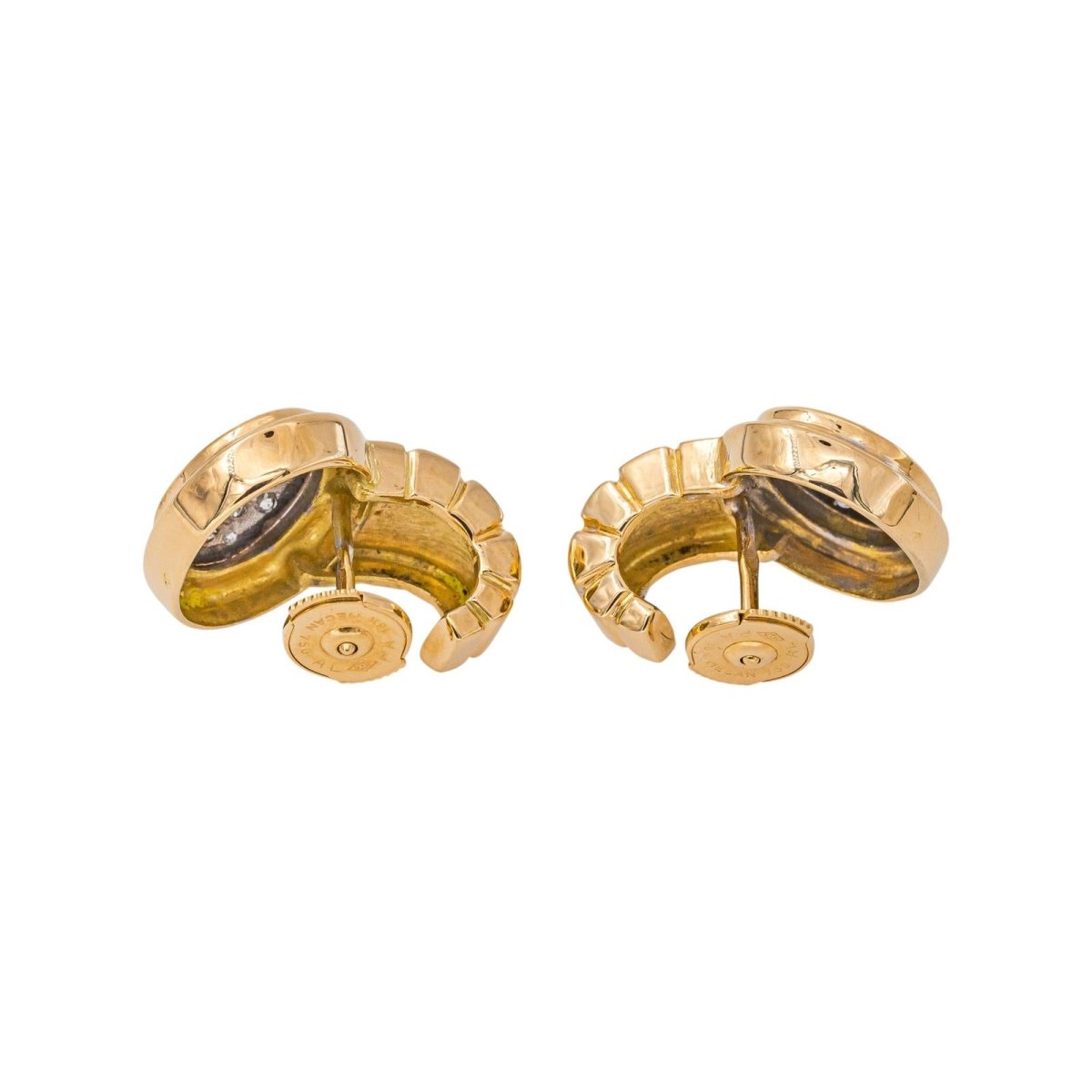 Boucles d'oreilles Or jaune Diamant - Castafiore