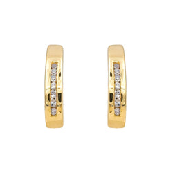 Boucles d'oreilles Or jaune Diamant - Castafiore