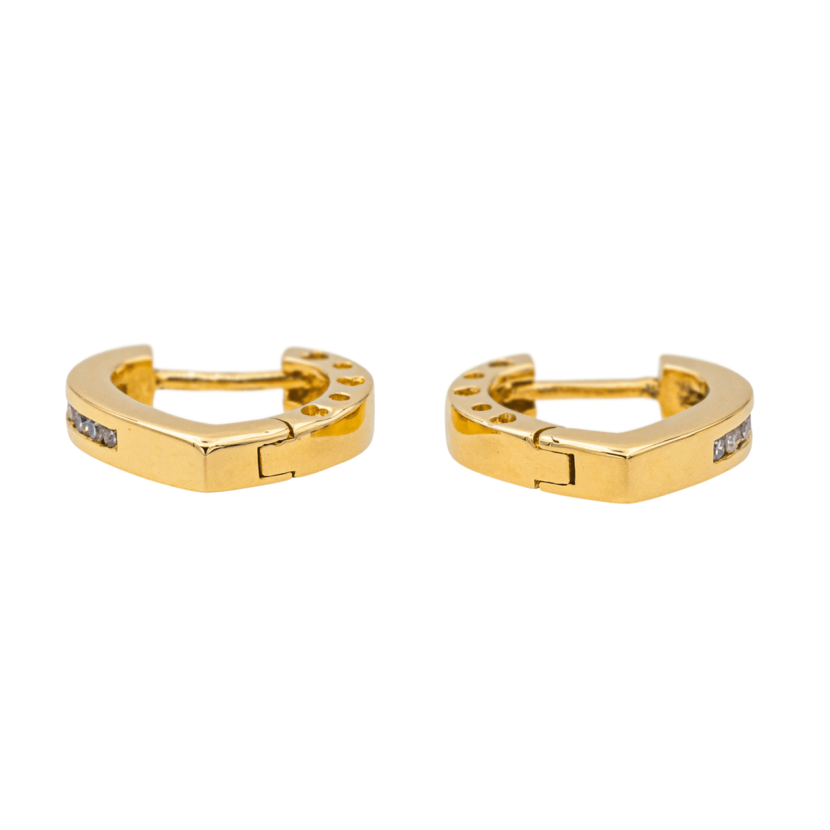 Boucles d'oreilles Or jaune Diamant - Castafiore