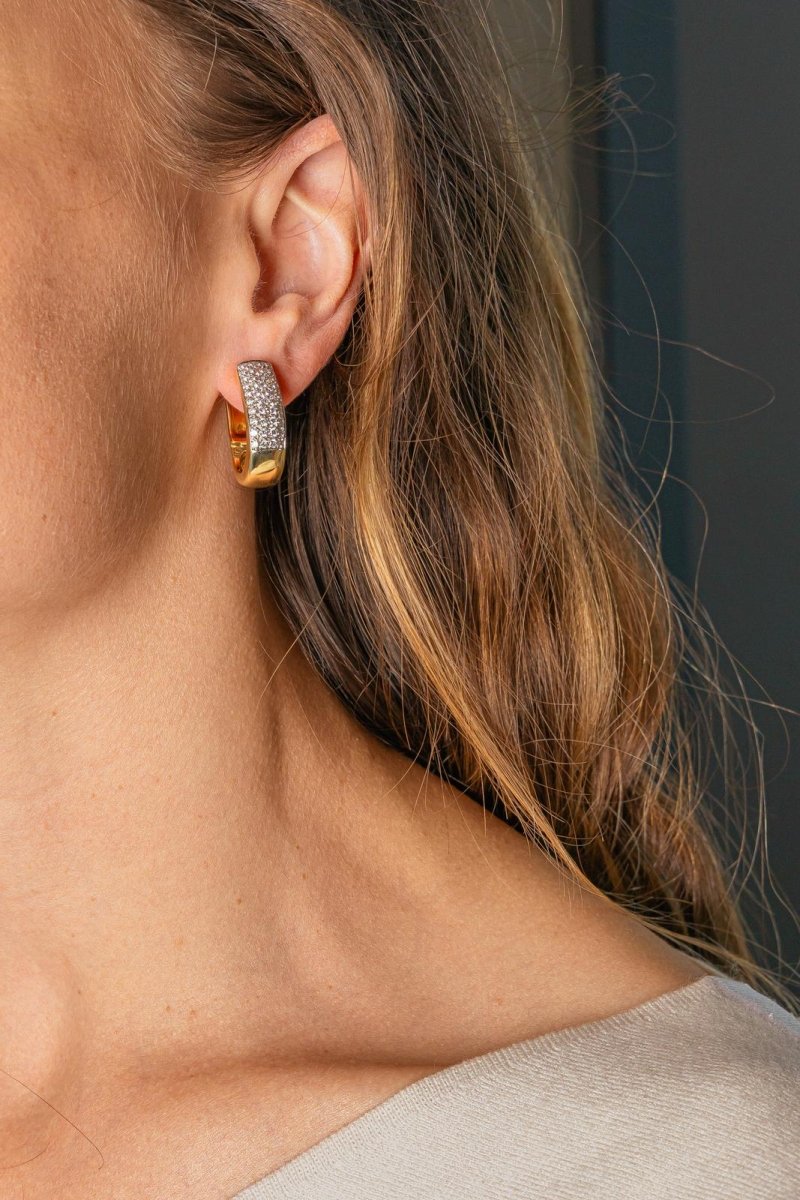 Boucles d'oreilles Or jaune Diamant - Castafiore