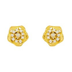 Boucles d'oreilles Or jaune Diamant - Castafiore