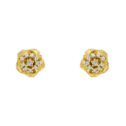 Boucles d'oreilles Or jaune Diamant - Castafiore