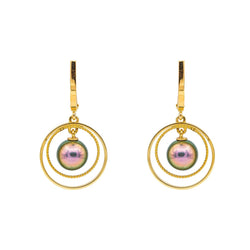 Boucles d'oreilles Or jaune Perle - Castafiore