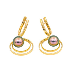 Boucles d'oreilles Or jaune Perle - Castafiore