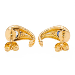Boucles d'oreilles Or jaune Saphir - Castafiore