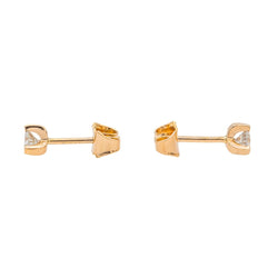 Boucles d'oreilles Or rose Diamant - Castafiore
