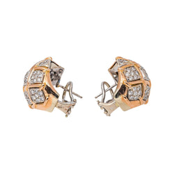 Boucles d'oreilles Or rose Diamant - Castafiore