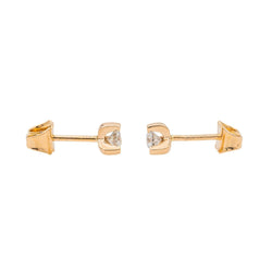 Boucles d'oreilles Or rose Diamant - Castafiore