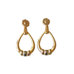 Boucles d'oreilles Pendantes CARTIER "Trinity" en or jaune, or blanc et or rose - Castafiore