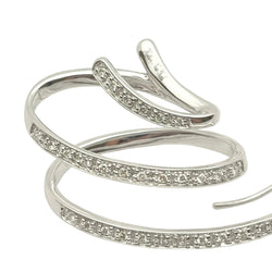 Boucles d'oreilles Pendantes HUTTON NEW YORK en or blanc et diamants - Castafiore