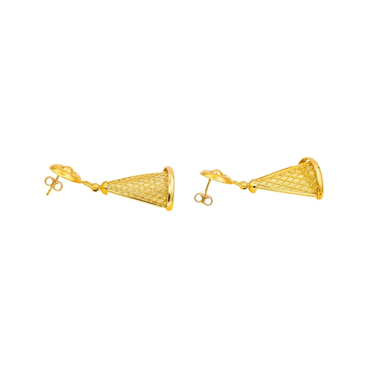 Boucles d'oreilles Pendantes Or jaune - Castafiore