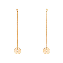 Boucles d'oreilles Pendantes Or rose - Castafiore