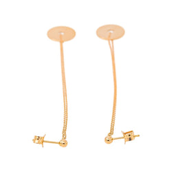 Boucles d'oreilles Pendantes Or rose - Castafiore