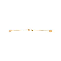 Boucles d'oreilles Pendantes Or rose - Castafiore