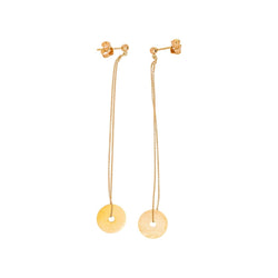 Boucles d'oreilles Pendantes Or rose - Castafiore