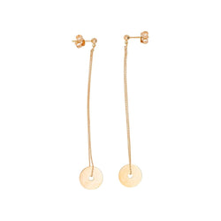 Boucles d'oreilles Pendantes Or rose - Castafiore