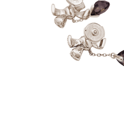 Boucles d'oreilles Pendantes POMELLATO "Forever" en or, quartz et diamants - Castafiore