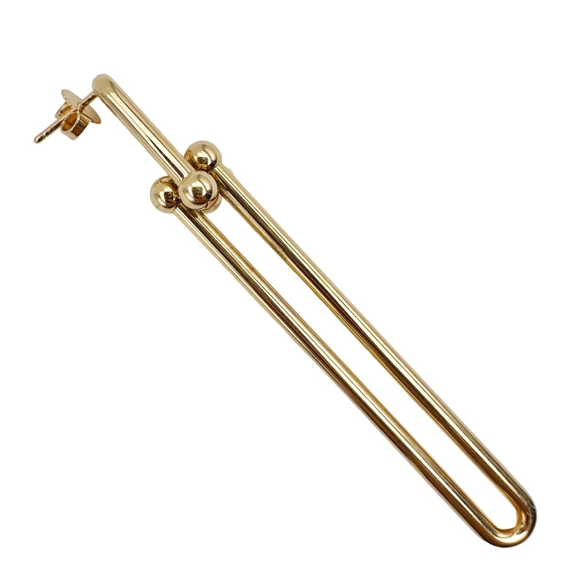 Boucles d'oreilles Pendantes TIFFANY & CO. "HardWear" en or rose - Castafiore
