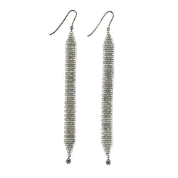 Boucles d'oreilles Pendantes TIFFANY & CO. par ELSA PERETTI en argent et diamants - Castafiore