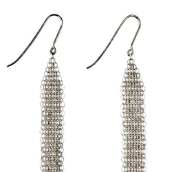Boucles d'oreilles Pendantes TIFFANY & CO. par ELSA PERETTI en argent et diamants - Castafiore