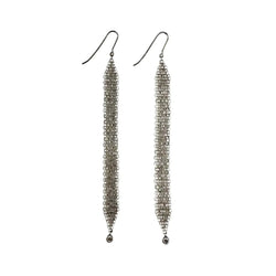 Boucles d'oreilles Pendantes TIFFANY & CO. par ELSA PERETTI en argent et diamants - Castafiore