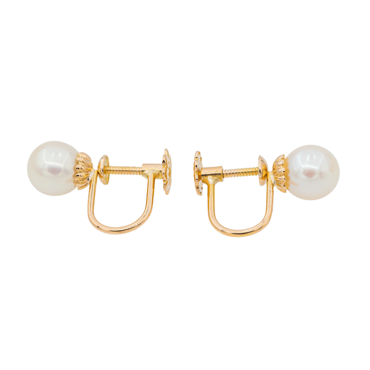 Boucles d'oreilles Perle Or rose Perle - Castafiore