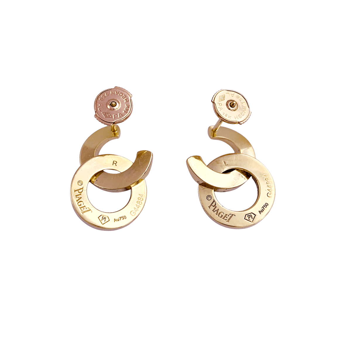 Boucles d'oreilles PIAGET "Possession" en or rose et diamants - Castafiore