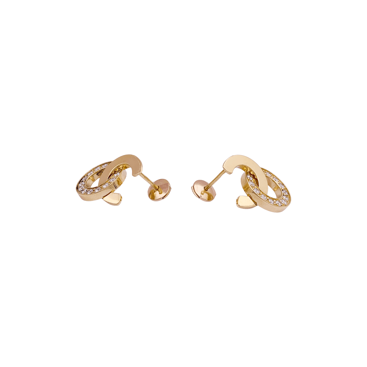 Boucles d'oreilles PIAGET "Possession" en or rose et diamants - Castafiore